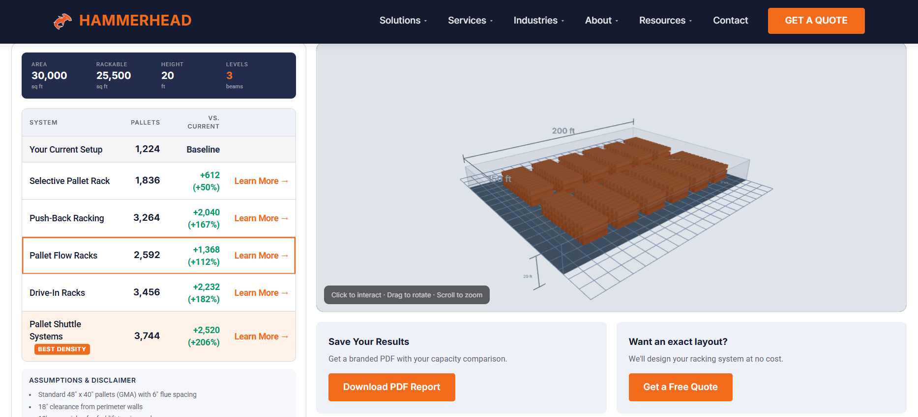Hammerhead Warehouse Systems to Showcase Free Warehouse Capacity Calculator at MODEX 2026 warehouse resource