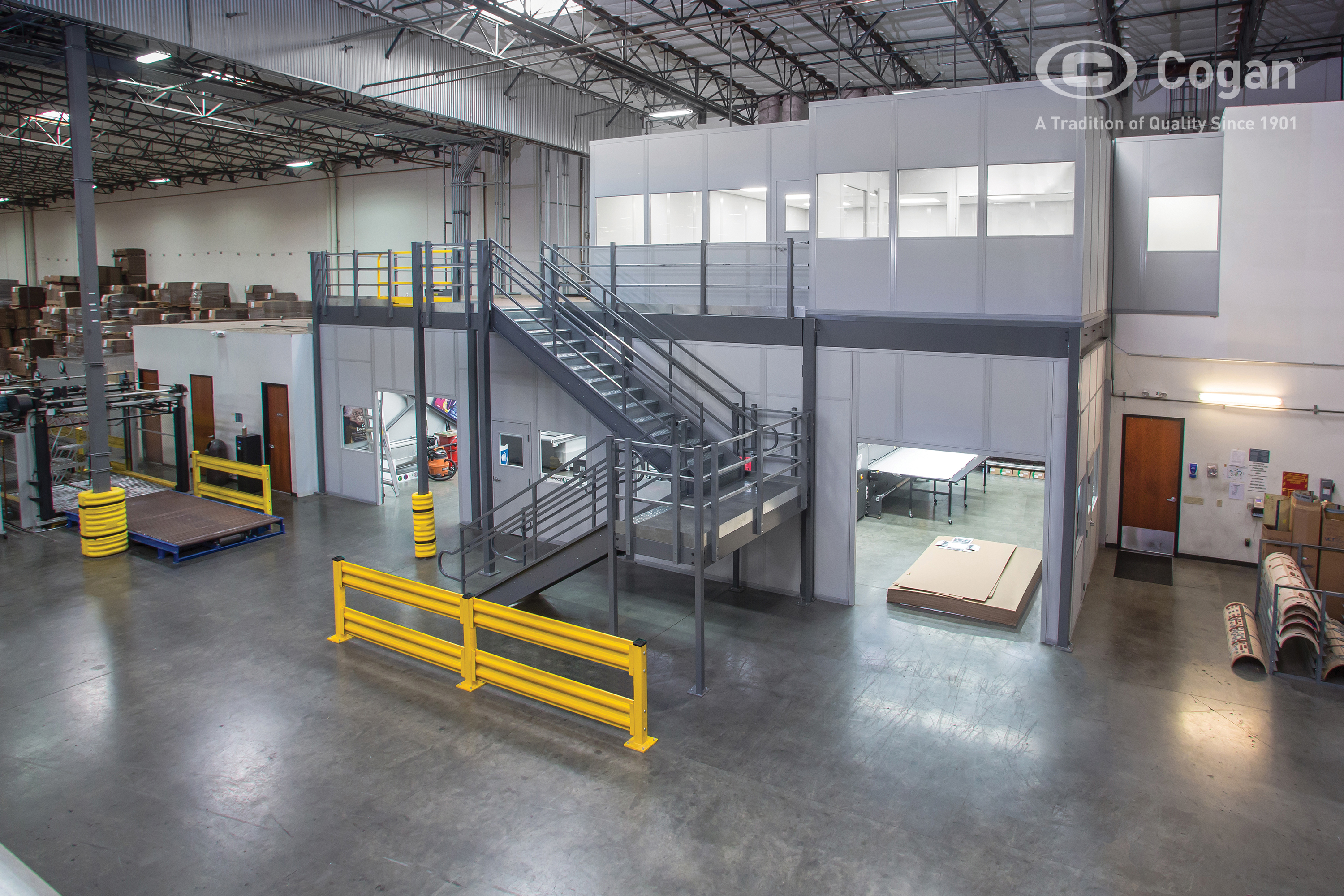 Mezzanines professional installation