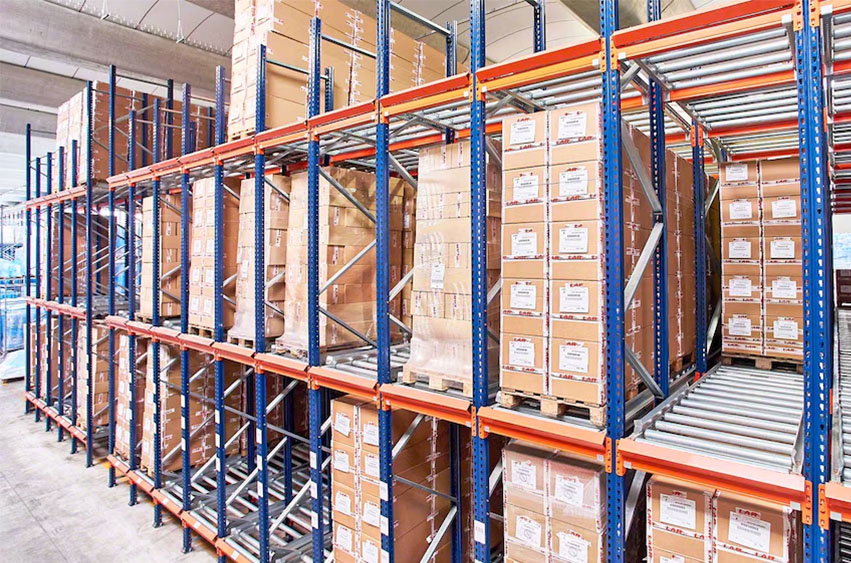Pallet Flow Racks professional installation