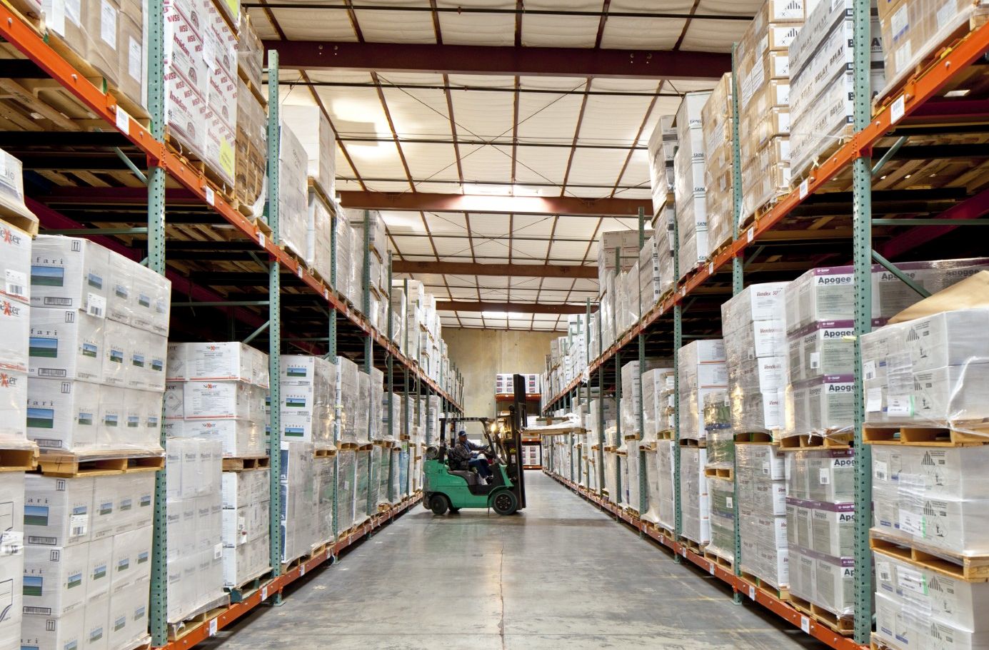 Push Back Racking storage system