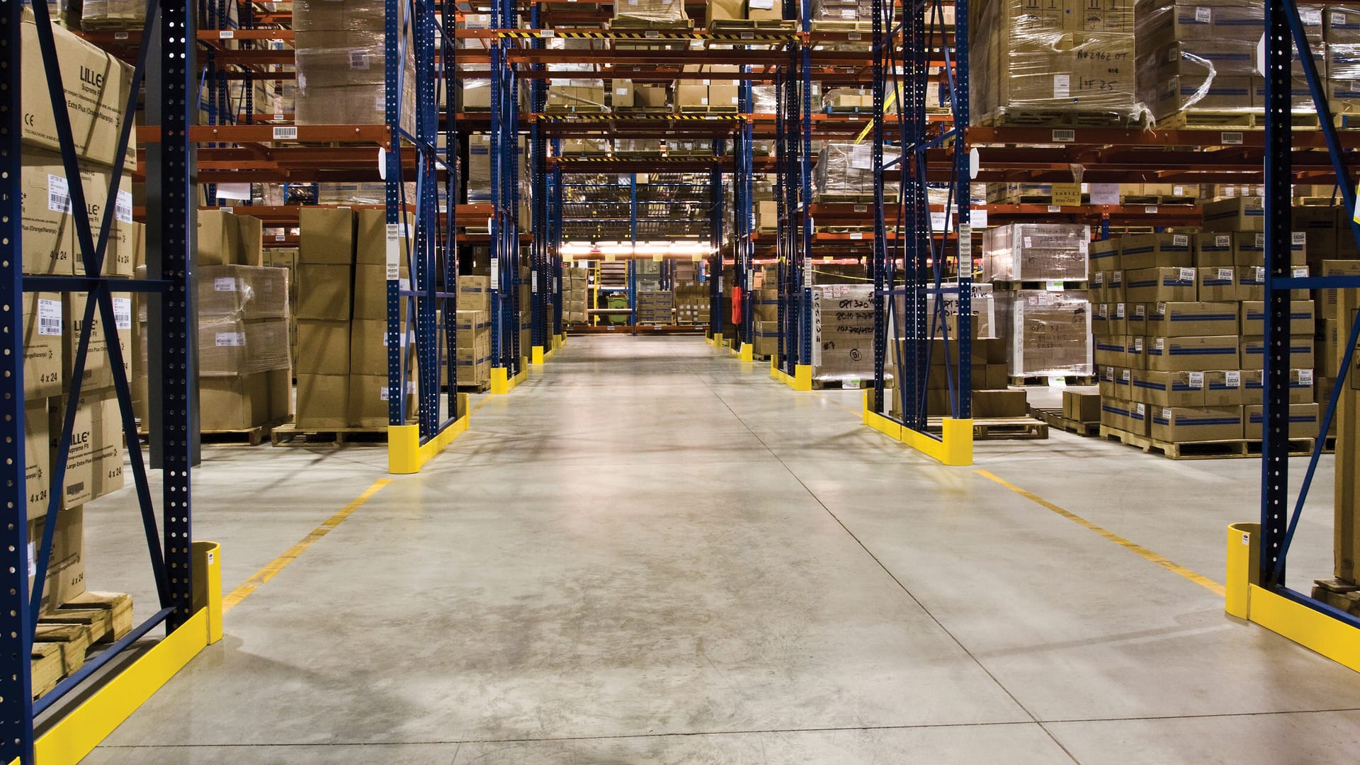 Rack Protection warehouse storage system