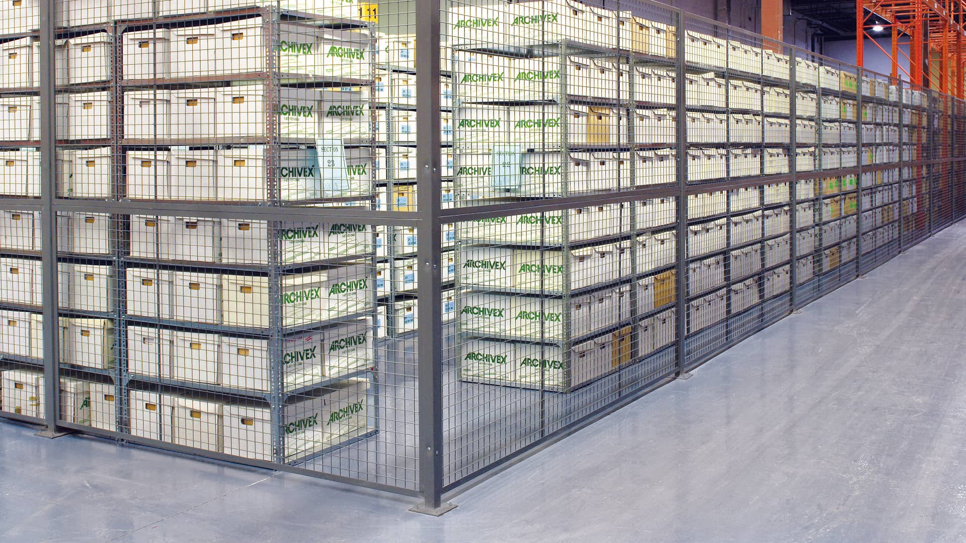 Security Cages storage system