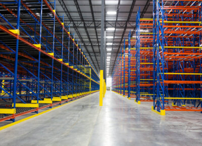 Invest in any variation of pallet racking you may need. Such as Selective or Pallet Flow!