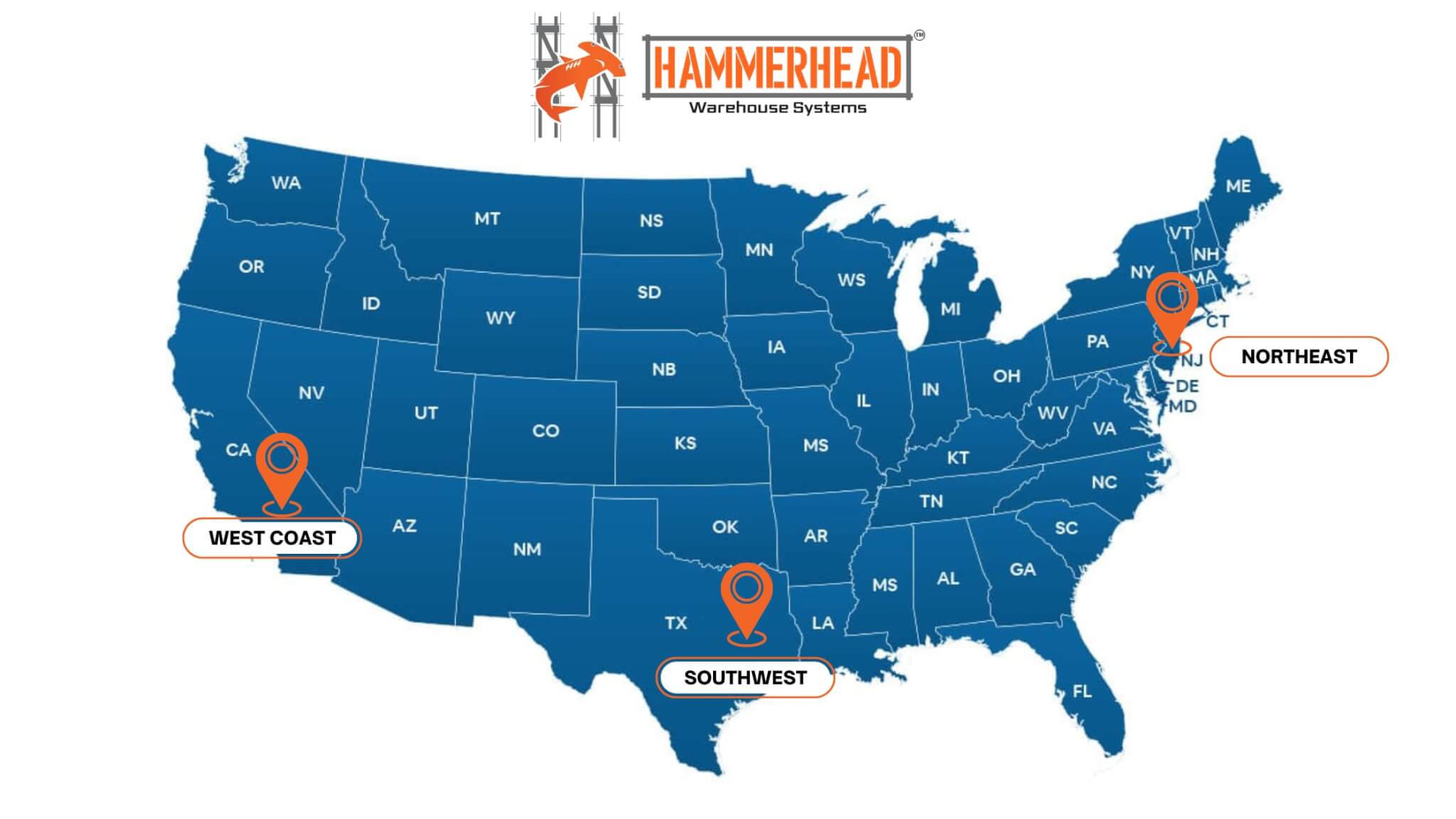 Hammerhead Locations Map