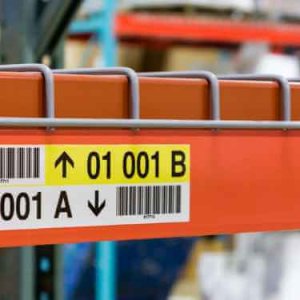 warehouse labels and signs